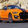 Orange Ford Shelby GT500 Diamond Painting