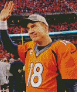 Peyton Manning Player Diamond Painting