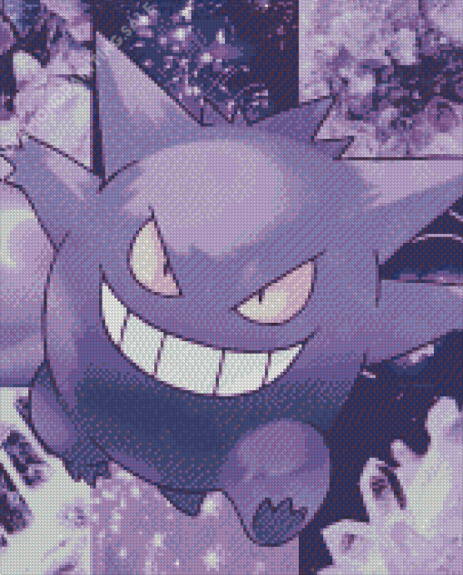 Pokemon Species Gengar Diamond Painting