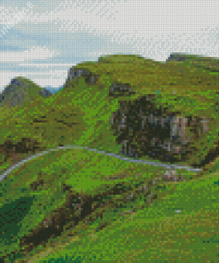 Quiraing Isle Of Skye Landscape Diamond Painting