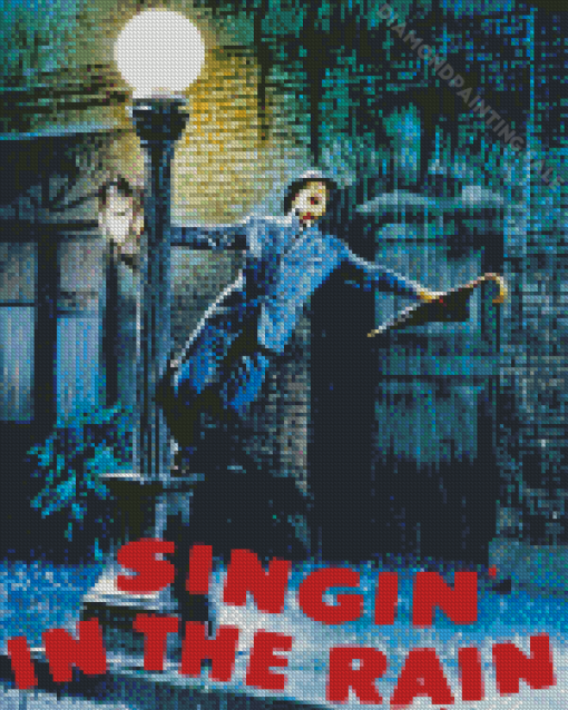 Singin In Rain Movie Poster Diamond Painting