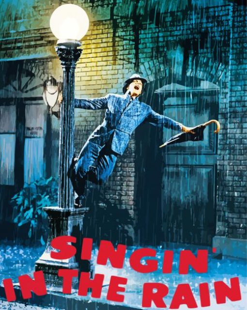 Singin In Rain Movie Poster Diamond Painting