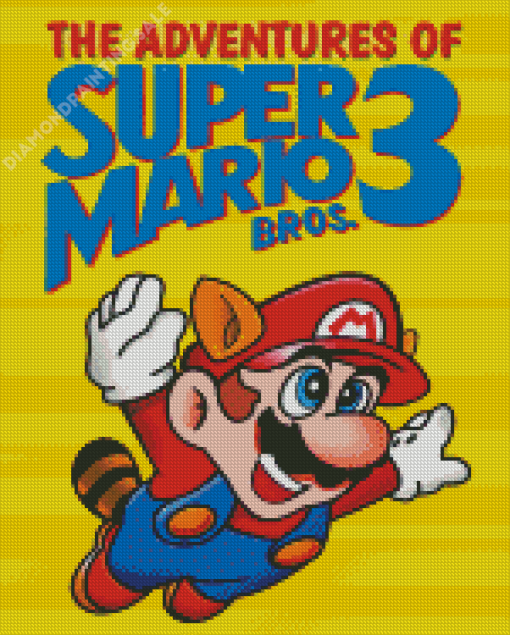 Super Mario Bros 3 Poster Diamond Painting