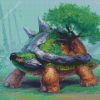 Torterra Pokemon Character Art Diamond Painting