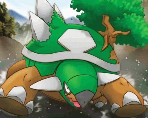 Turtle Torterra Pokemon Diamond Painting