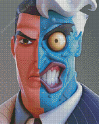Two Face Animation Diamond Painting