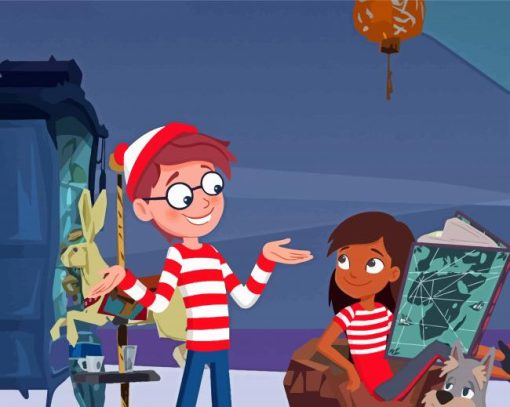 Wheres Waldo Characters Diamond Painting