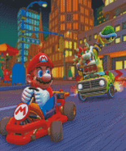 Cool Mario Kart Diamond Painting