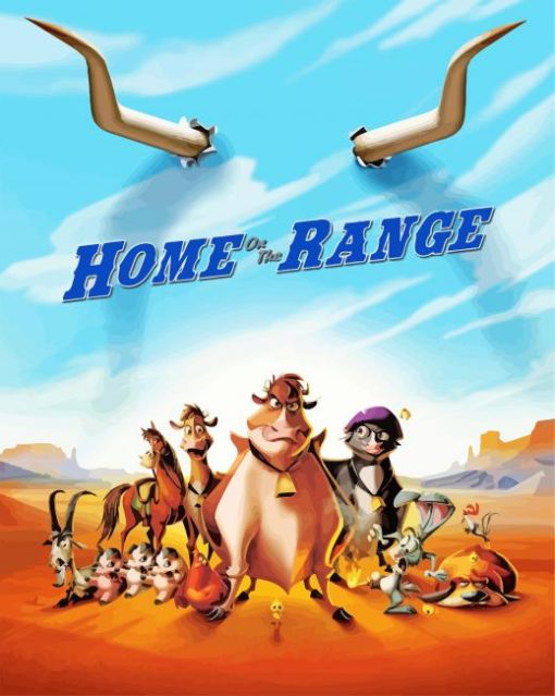 Home On The Range Movie Poster Diamond Painting