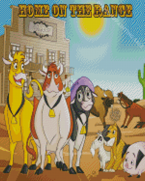 Home On The Range Poster Diamond Painting