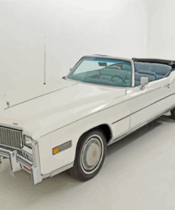 White Cadillac Eldorado Diamond Painting