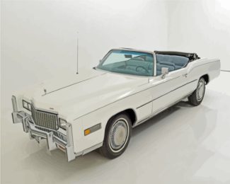 White Cadillac Eldorado Diamond Painting