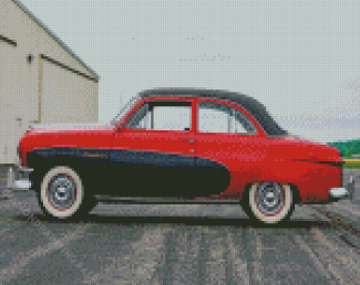 1950 Ford Crestliner Car Diamond Painting