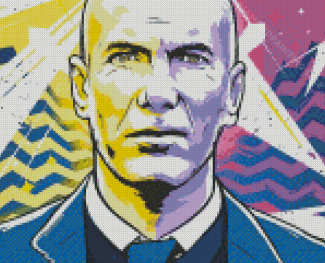 Zinedine Zidane Art Diamond Painting