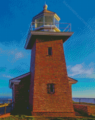 Brick Lighthouse Point Park Diamond Painting