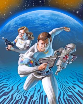 Buck Rogers Science Fiction Serie Diamond Painting