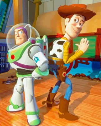 Buzz Lightyear And Woody Toy Story Diamond Painting