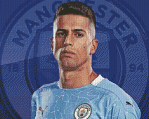 Joao Cancelo Manchester City Player Diamond Painting