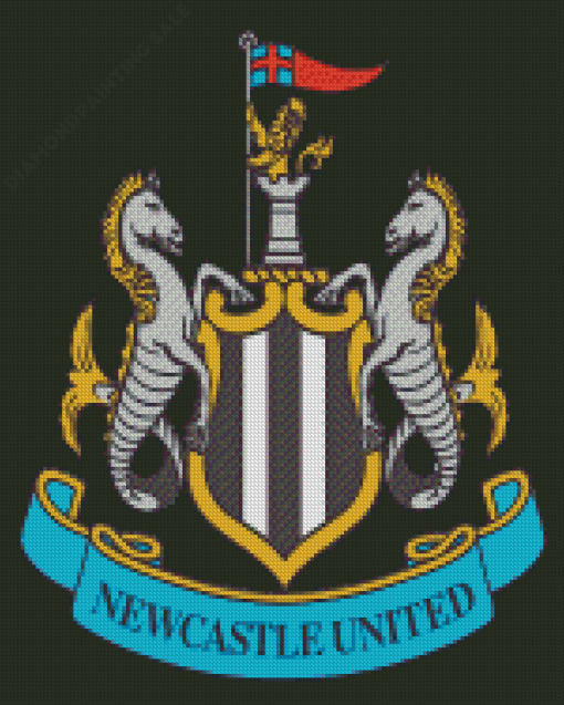 Newcastle United Football Club Logo Diamond Painting
