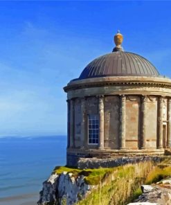 Mussenden Temple Building In Northern Ireland Diamond Painting