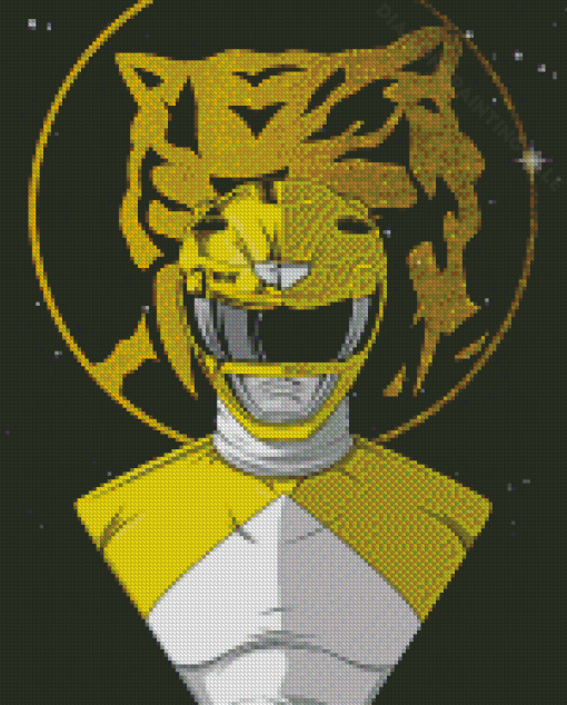 Yellow Power Ranger Trini Kwan Diamond Painting