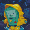 Adventure Time BMO In Coat Diamond Painting