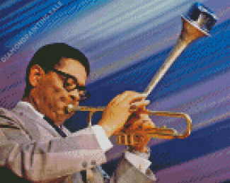 Aesthetic Dizzy Gillespie Diamond Painting