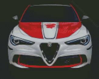 Alfa Romeo Stelvio Race Car Diamond Painting