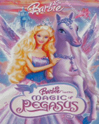 Barbie And The Magic Of Pegasus Poster Diamond Painting