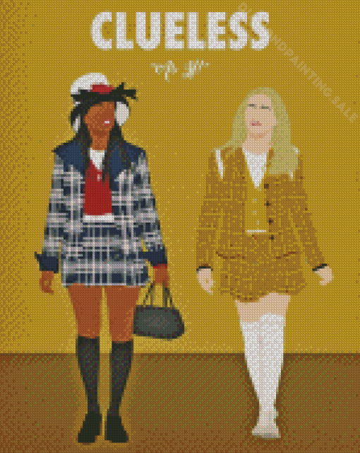 Clueless As If Poster Art Diamond Painting