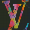 Colorful Louis Vuitton Logo Diamond Painting