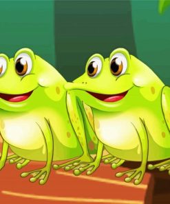 Frogs Cartoon Animal Diamond Painting