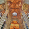 Gothic Canterbury Cathedral Interior Diamond Painting