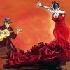 Guitarist And Flamenco Dancer Diamond Painting
