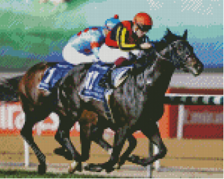 Horses Race Diamond Painting