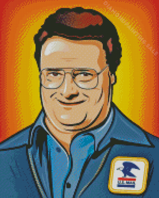 Illustration Seinfeld Newman Character Diamond Painting