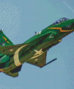 JF17 Thunder Aircraft Takeoff Diamond Painting