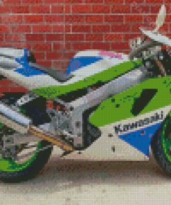 Kawasaki Ninja ZX 7R Side View Diamond Painting