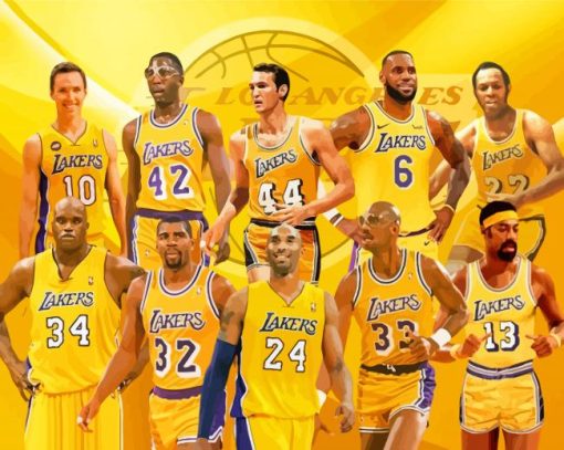 Lakers Legends Diamond Painting