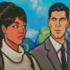 Lana Kane And Sterling Archer Diamond Painting