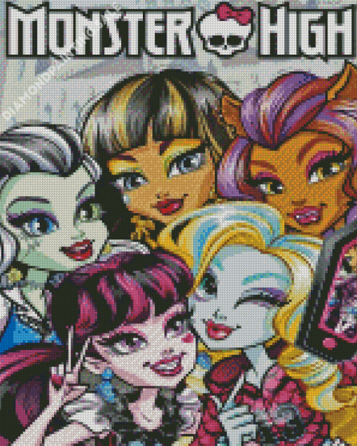 Monster High TV Serie Diamond Painting