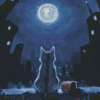Moon Cat Diamond Painting