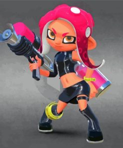 Octoling Splatoon 3 Game Diamond Painting