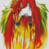 Pokemon Species Ho Oh Diamond Painting