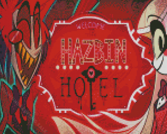 Poster Of Welcome To The Hazbin Hotel Animation Diamond Painting