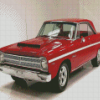 Red Plymouth Belvedere Car Diamond Painting