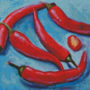 Red Hot Peppers Diamond Painting