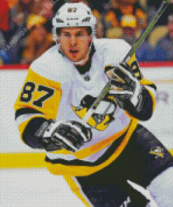 Sidney Patrick Crosby Hockey Player Diamond Painting