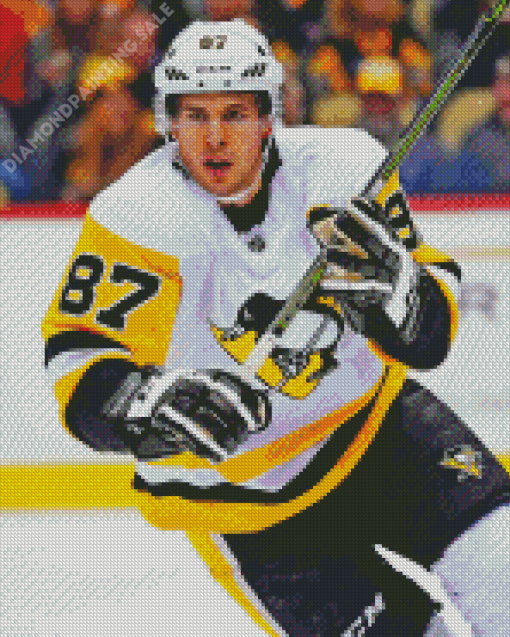Sidney Patrick Crosby Hockey Player Diamond Painting