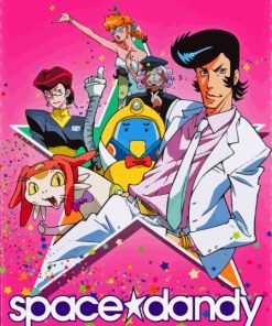 Space Dandy Anime Poster Diamond Painting